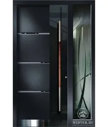 Недорогая металлическая дверь-47