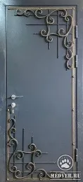 Входная  дверь с ковкой Ж-120