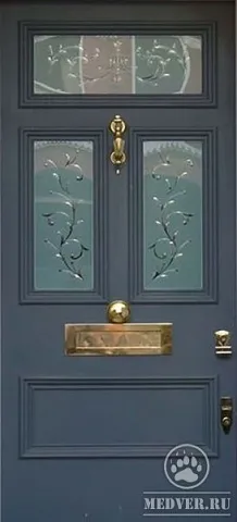 Металлическая дверь из массива сосны-175